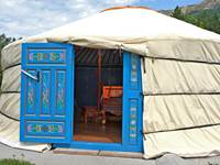 la yourte bleue