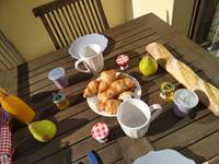 Petit déjeuner gourmand Suite Ecrin d'Amour