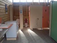 bloc sanitaire du camping