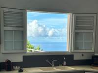 La vue de la cuisine !