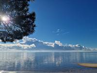 La plage de Taussat sur le Bassin d'Arcachon