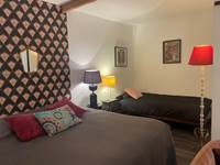 Lit king size et lit simple