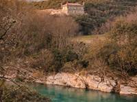 Vue sur le Chateau depuis la rivière