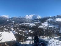 Vue fenetre cuisine 2 Chaine du Mont Blanc