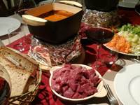 fondue pelaude , plat signature au Ranch des Lacs