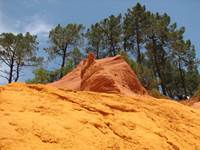 Les falaises d'ocre de Rustrel