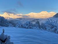 Vue depuis les chalets d'Heidi