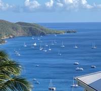 Vue depuis les logements-galerie