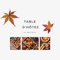 table d'ho^tes