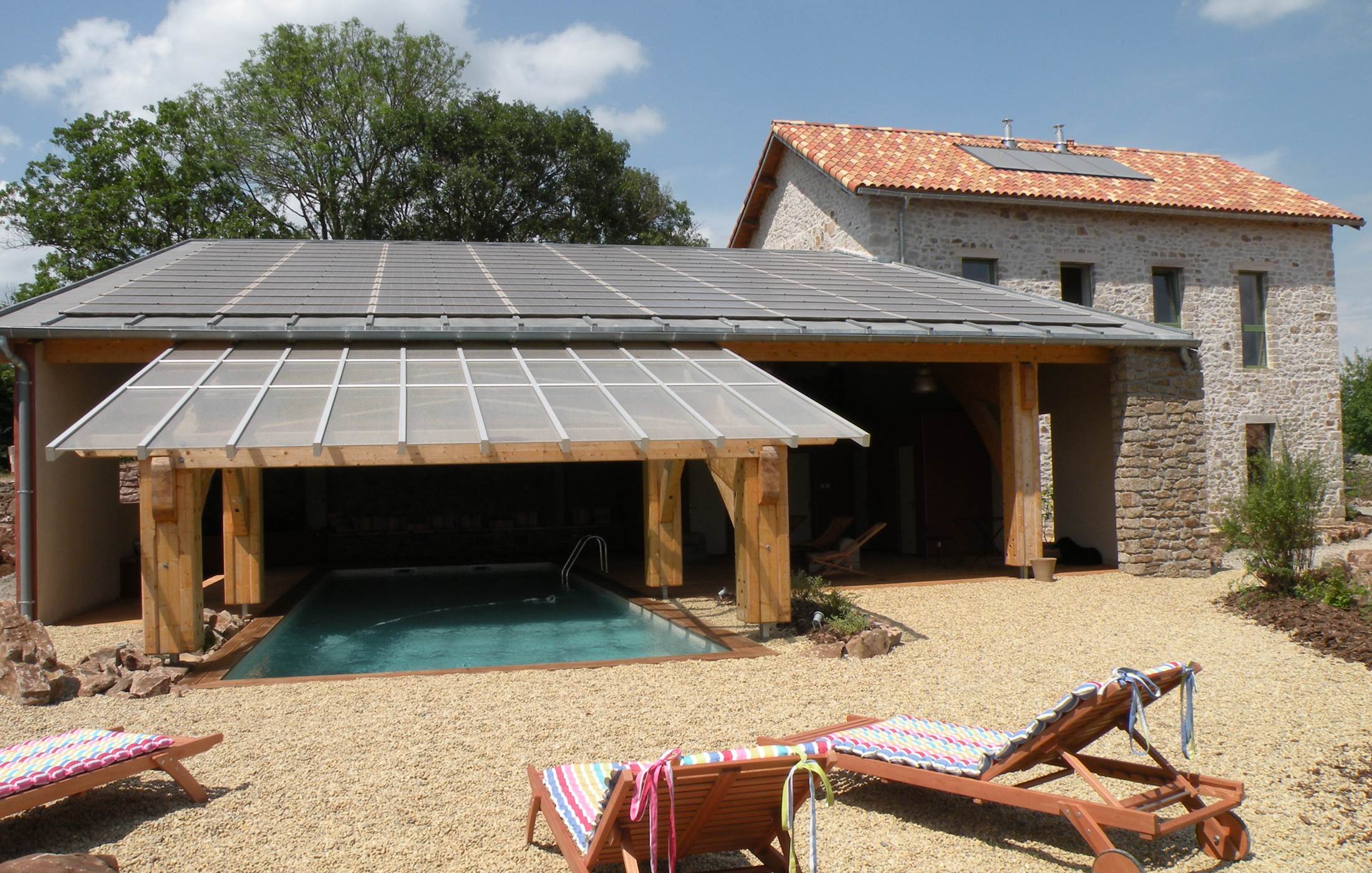 La piscine chauffée