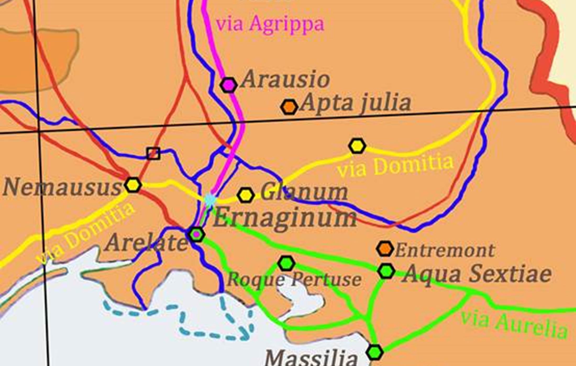 carte-glanum-saint-remy-antiquité