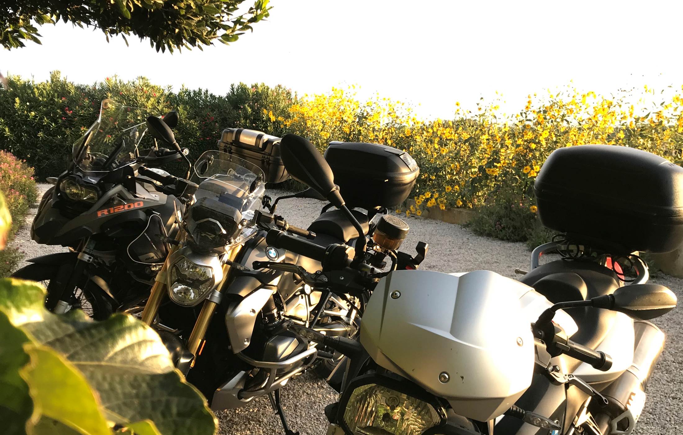 Le Mas Mellou : Accueil moto