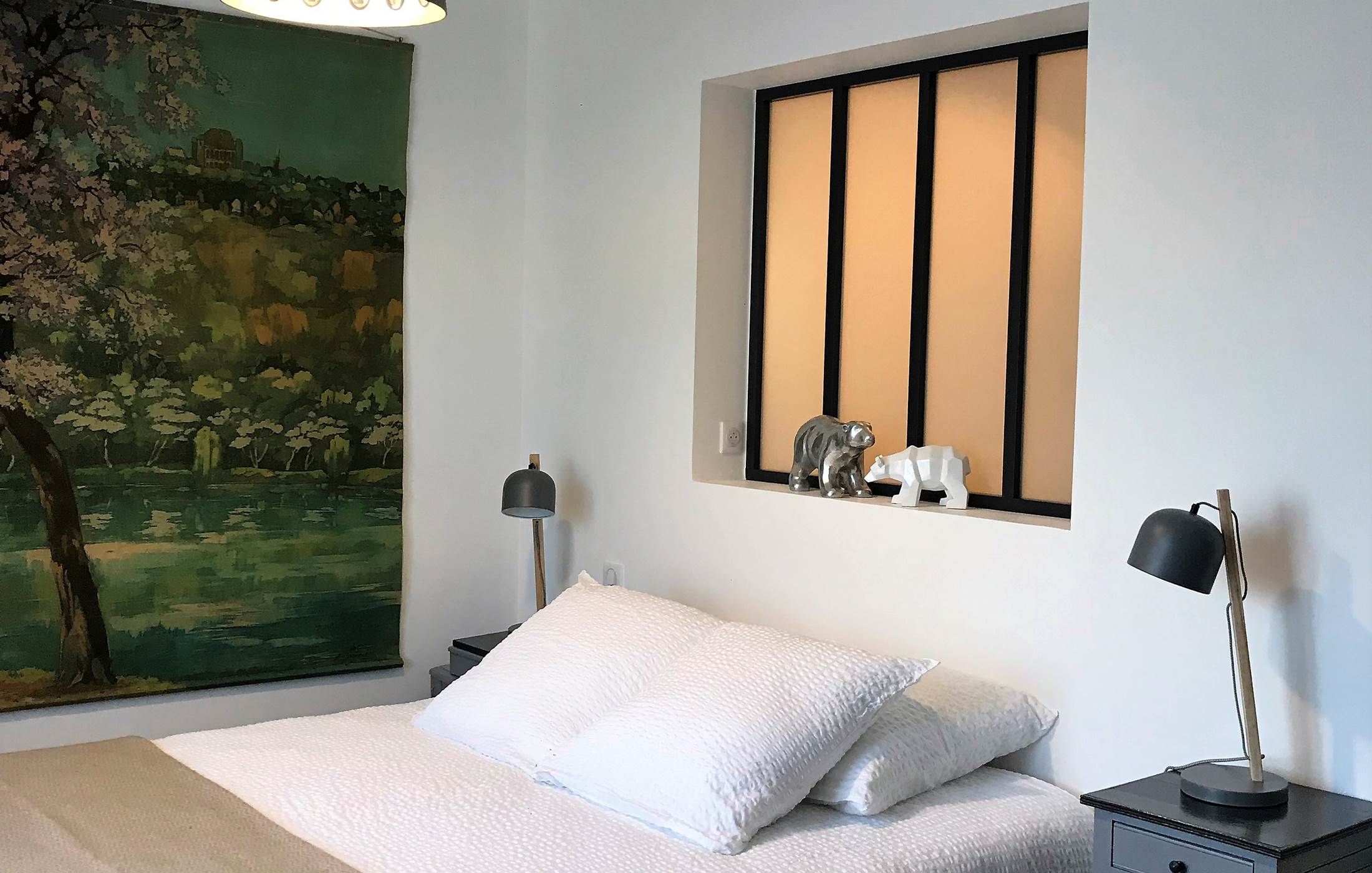 Le Mas Mellou : Chambre Mont Ventoux