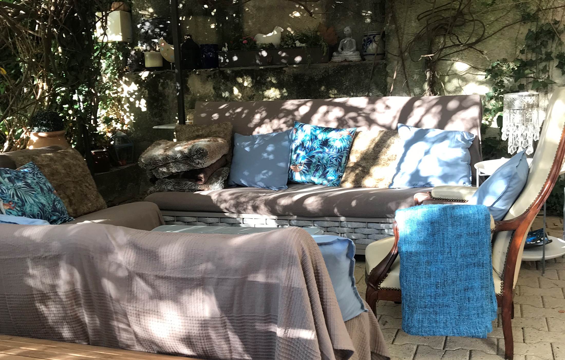 Le Mas Mellou : Salon d'Eté