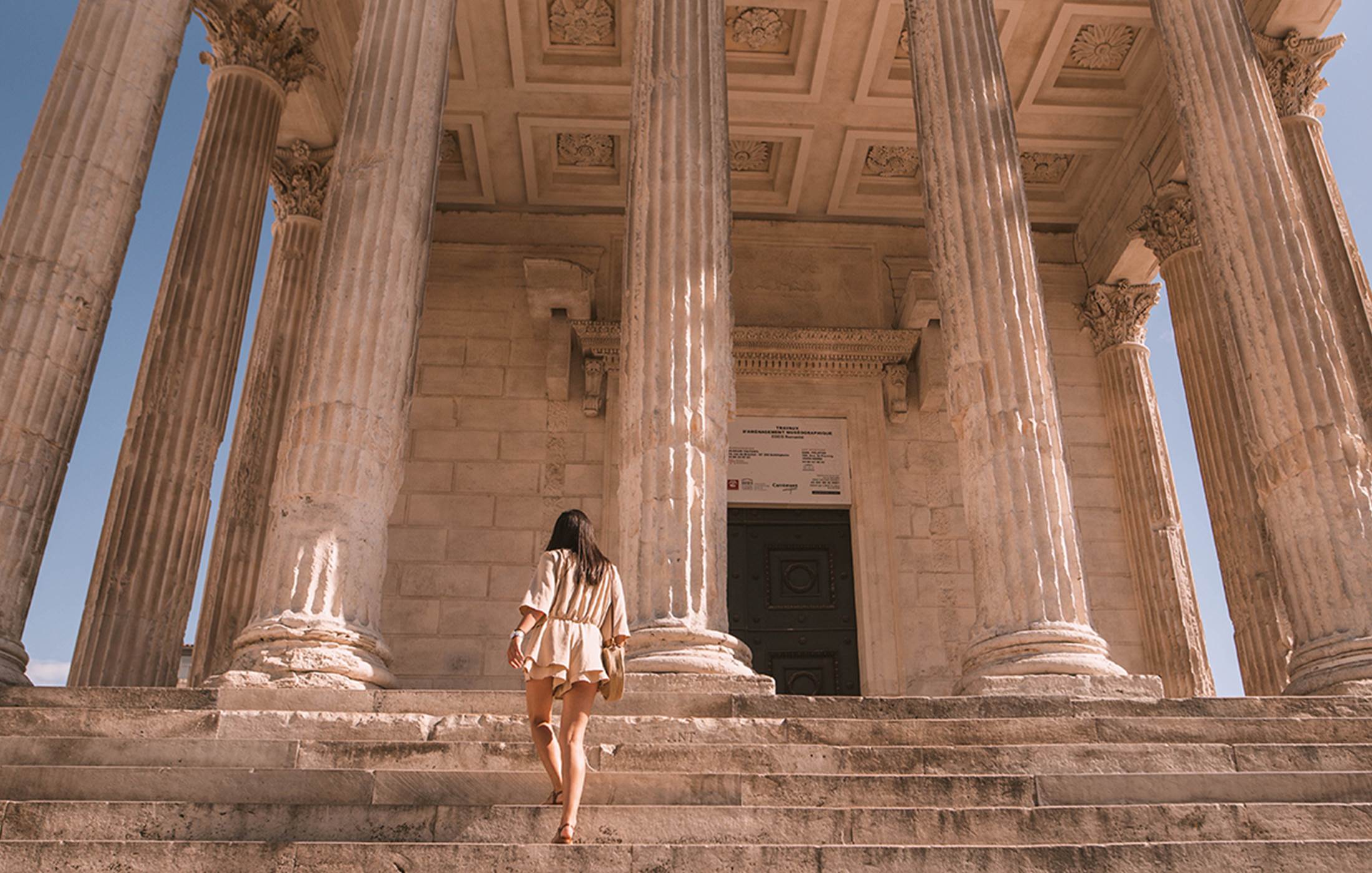 visiting the Roman Temple