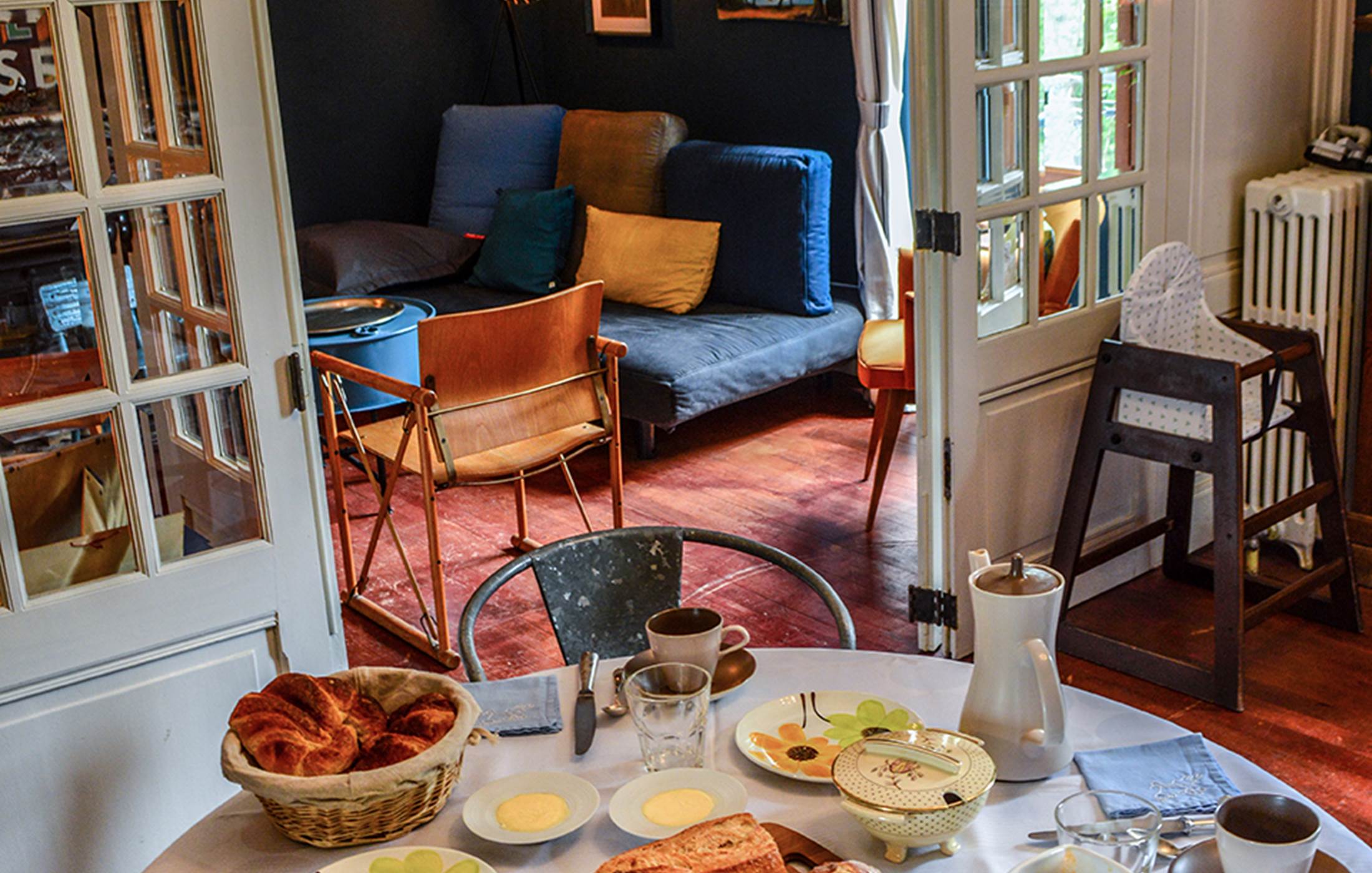 maison Volière - salle petit déjeuner