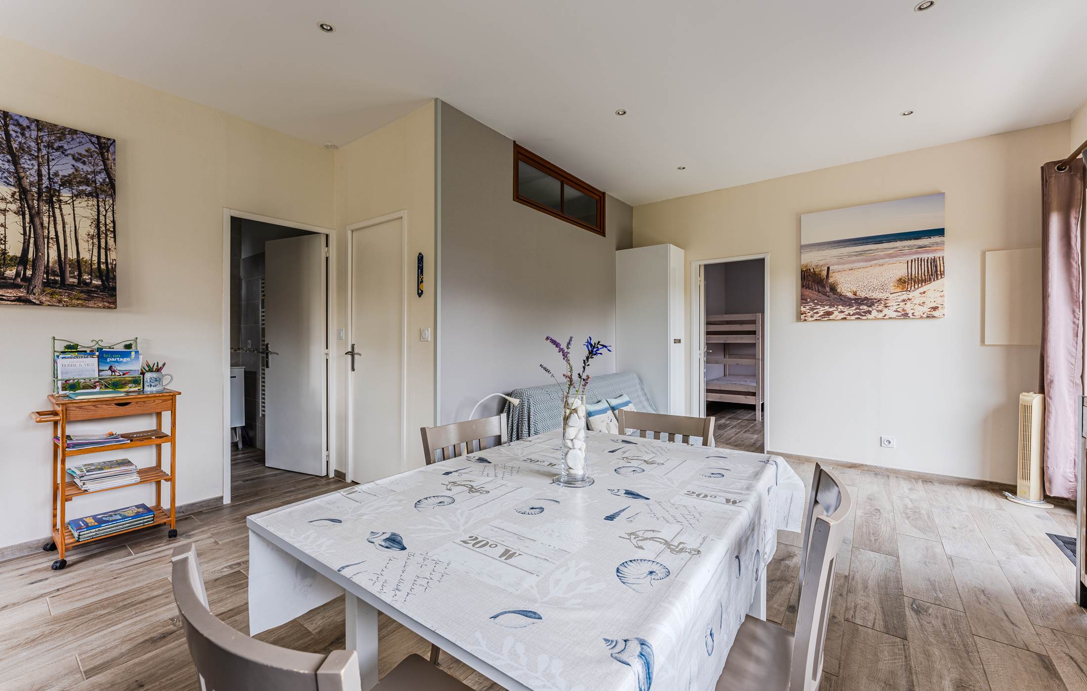 Cuisine - salon gîte 1