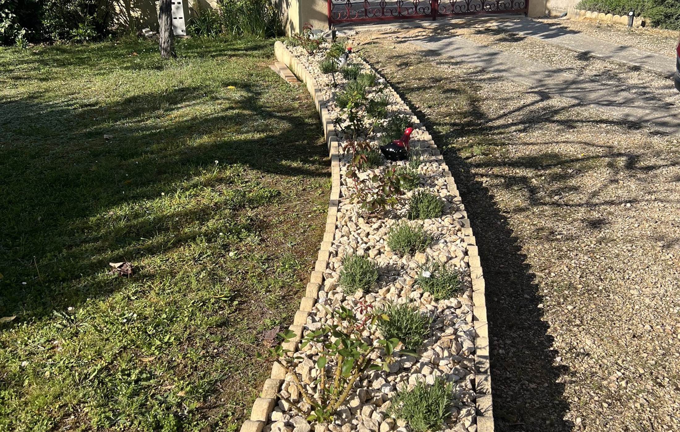 La bordure de l'entrée