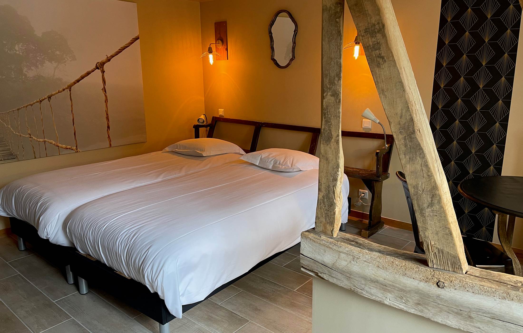 © Au Presbytère de Saigneville - la chambre de Lisa