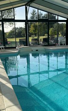 Piscine couverte chauffée