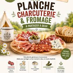 Planche charcuterie et fromage