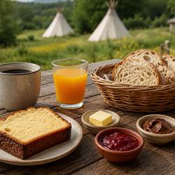 L’Escale du Pionnier, petit-déjeuner au cœur de la nature.
