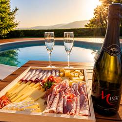 Un apéritif gourmand dans un manoir de charme