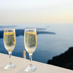 Bouteille de champagne à Bandol Villa Azur Golf