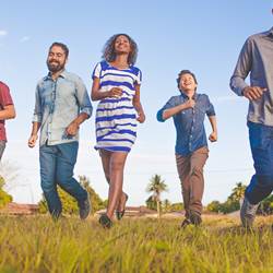 Famille heureuse en Vacances