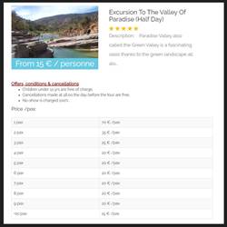 PARADISE VALEE OFFRES-photo-options