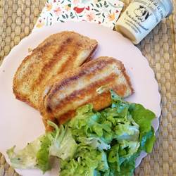 croque - salade - crème dessert