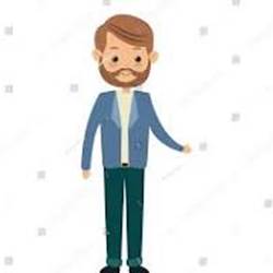 cartoon image of man