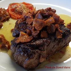 pavé de boeuf dans le filet race limousine Menu du Chef Le Ranch des Lacs-photo-options