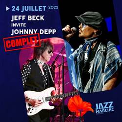 Jeff Beck et Johnny Depp a Marciac en 2022
