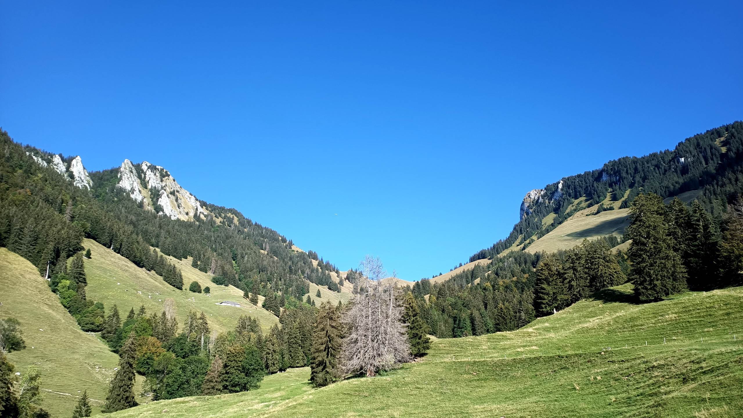 Randonnee au dessus du village