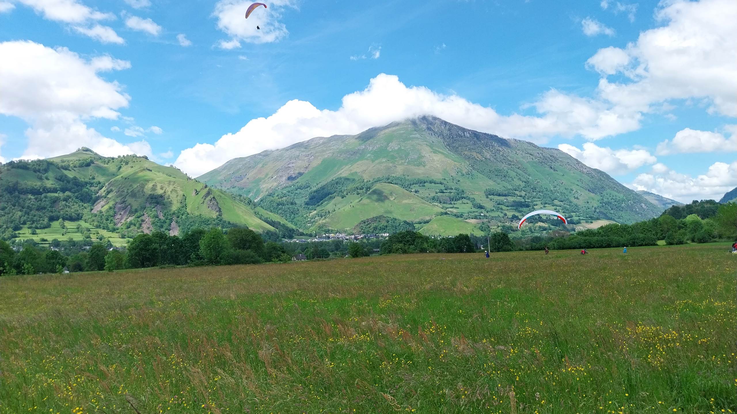 Un vol en parapente