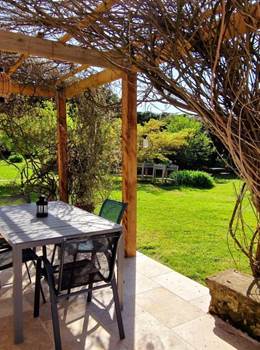 terrasse ombragée plein sud