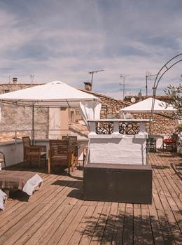 just arrived on the spectacular rooftop