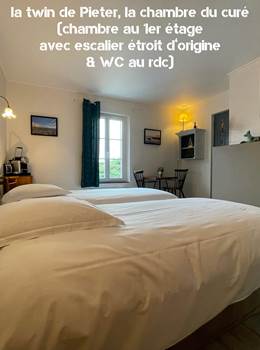 © Au Presbytère de Saigneville - Pieter, la chambre du curé