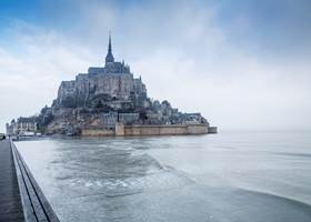 grande marée au mont