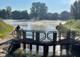 Le soleil du matin révèle toute la magie du Tarn
