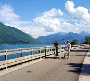 Tour du lac d'Annecy en VAE