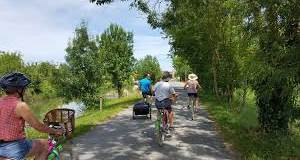 vélo dans le Marais Poitevin