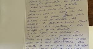 Jolie carte de remerciements