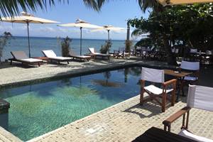 La piscine chez Idylle Beach île Sainte Marie MADAGASCAR