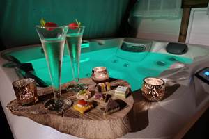 Lodge avec Jacuzzi privé aux Chalets de Kerescar