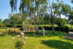 Jardin avant, vue de la fenêtre