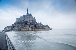 grande marée au mont