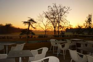 Lever de soleil depuis la terrasse panoramique