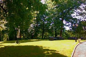 Parc devant le château